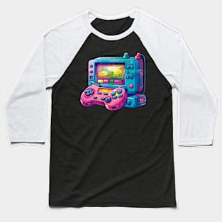 Retro Gaming Console 90's 80's Baseball T-Shirt